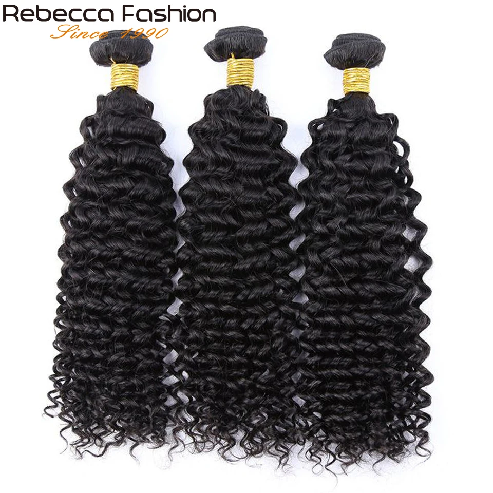 Rebecca 30 32 34 36 38 40 in Peruvian Deep Wave Bundles Deal 1/3/4 Bundles 100% Remy Human Hair Extensions Peruvian Hair Bundles