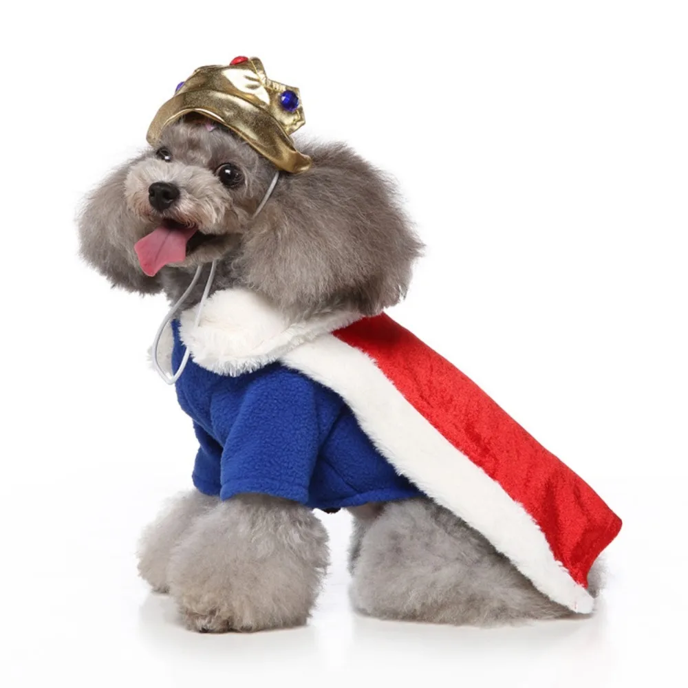 

Pet Clothing Cosplay Funny Christmas Clothing Winter Small and Medium-sized Cute Dog Clothing Polyester Cotton Coat Dog Dresses
