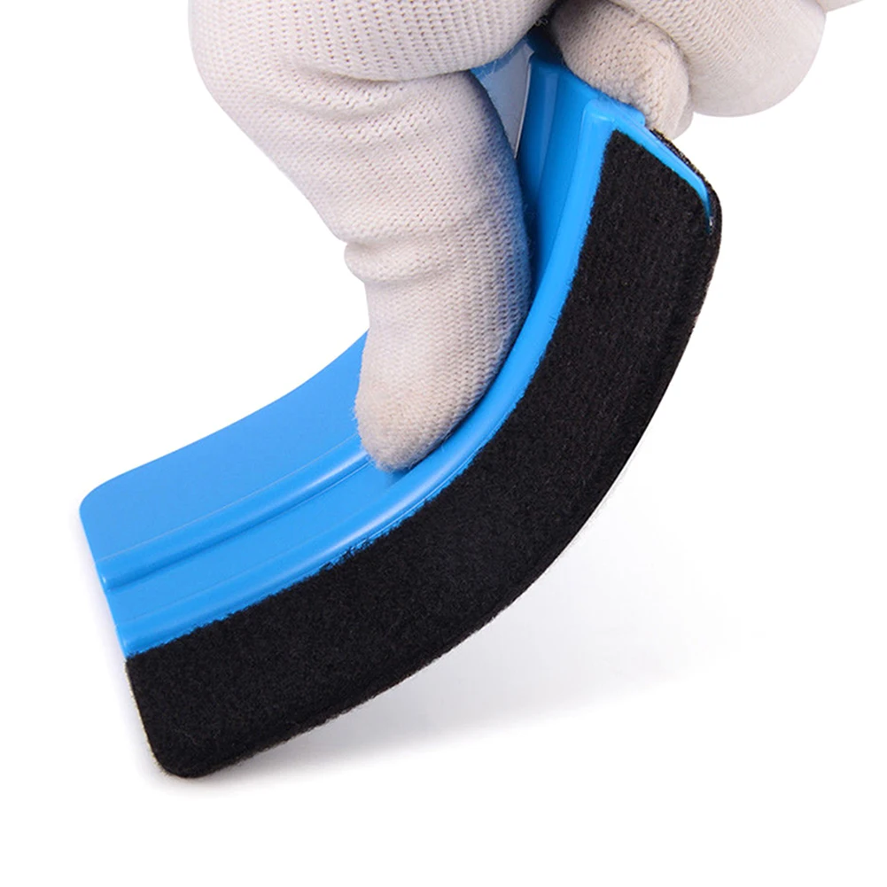 10Pcs Durable blue squeegee felt edge scraper for car decals vinyl wrapping & tint tools CSV razor blade scraper car wrapping tools vinyl squeegee window tinting squeegee automotive film tools scraper tool kit razor blade scrapers window tint squeegee car vinyl scraper