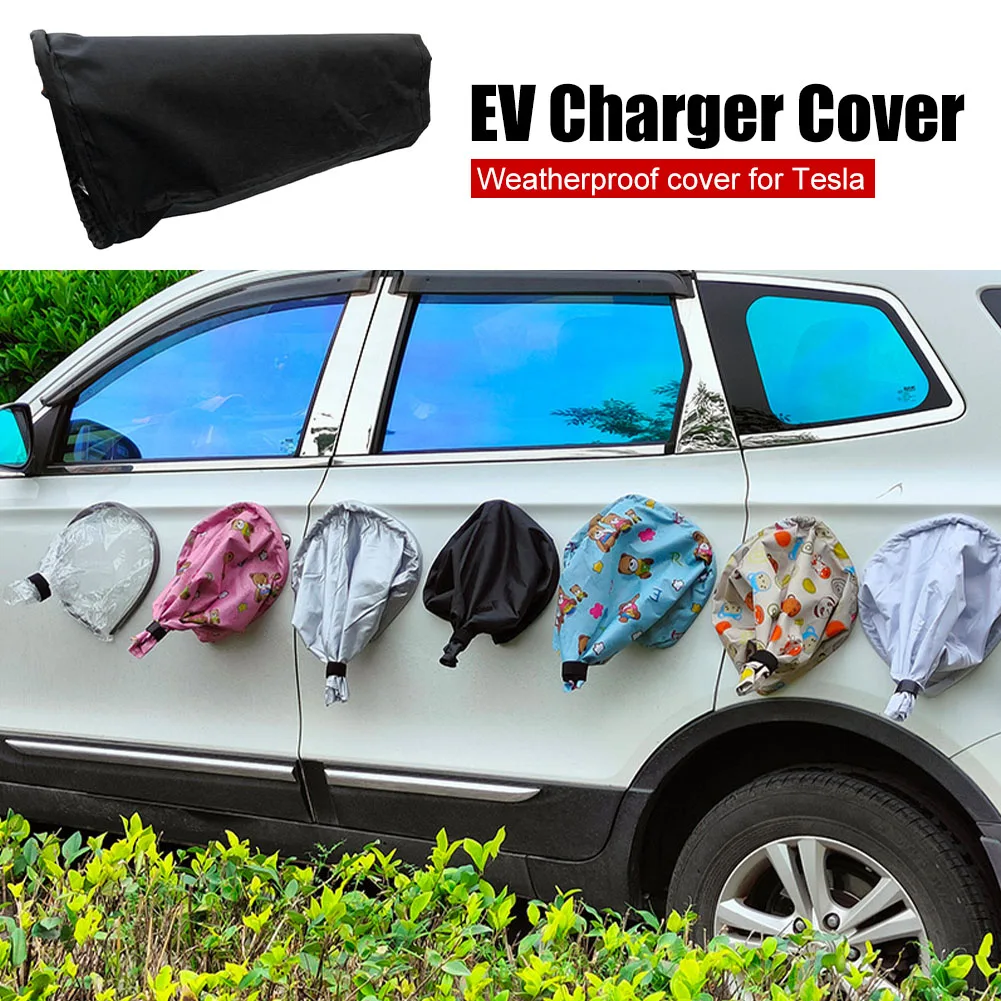EV Charger Plug Port Cover Electric Car Charging Port Cover