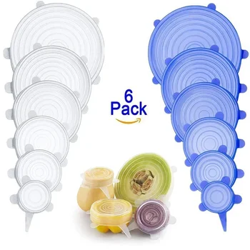 Reusable Silicone Stretch Food Lids 1
