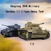 Henglong 3848 Military Germany Iii L-type Heavy Tank Simulation Bombing Infrared Warfare Large Remote Control Tank Model Boy Toy 1