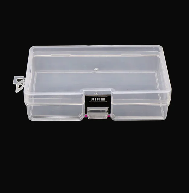 Transparent Plastic Storage Jewelry Box Empty storage box Container For
