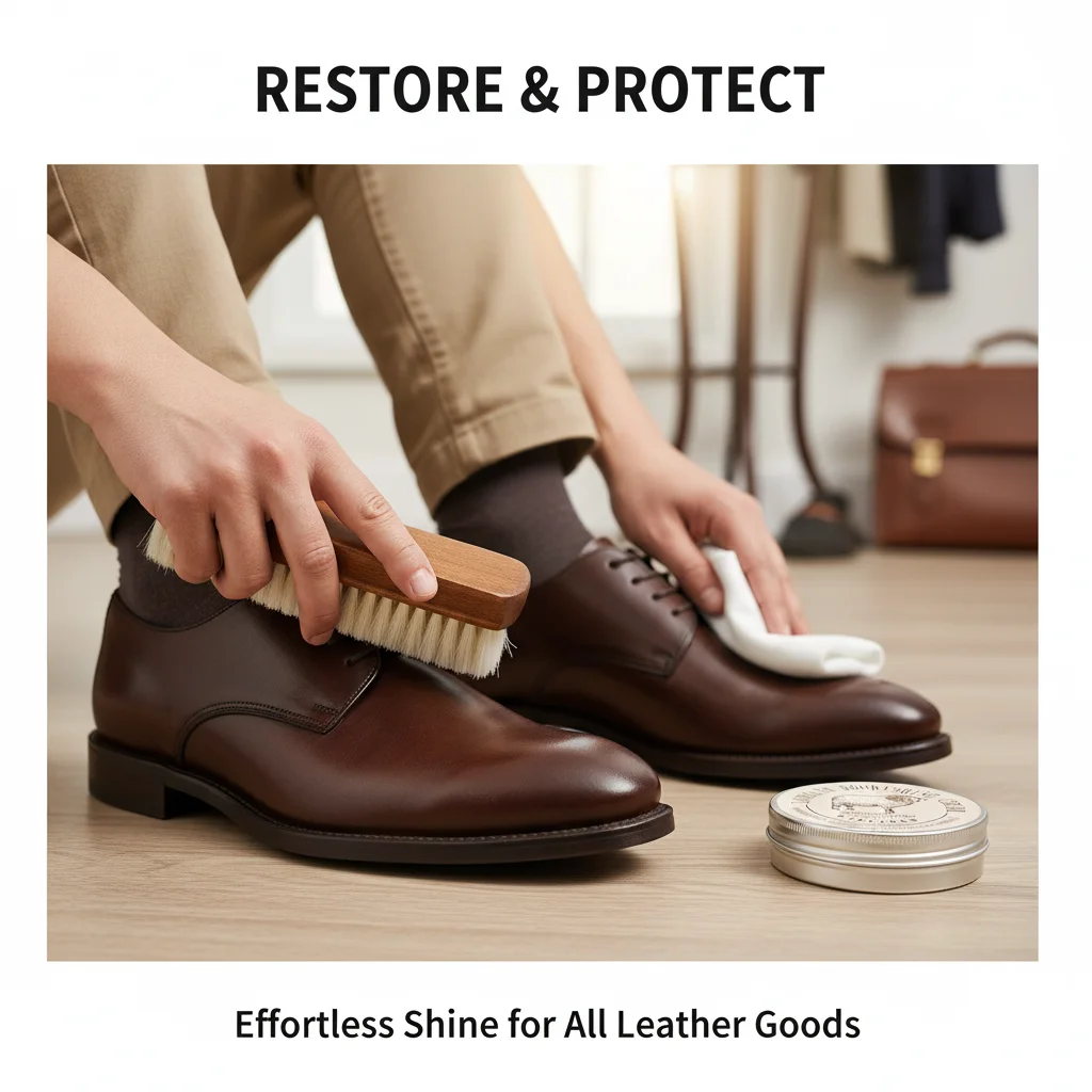 Lanolin Leather Care Cream Kit image 2