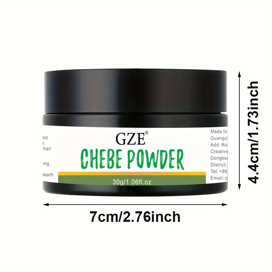 GZE African Chebe Oil For Strengthens Hair, Chebe Hair Powder Make Thin Hair Look Thicker