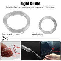 12V 6m LED Strips RGB Car Interior Light Ambient Lamp Decorative Fiber Optic 5 Lens Smart Control Caravan Automotive Accessories - Image 5