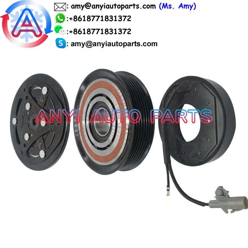 

China Factory ANYI AUTO PARTS CA1348 CLUTCH ASSEMBLY 10S15C 7PK 125MM for TOYOTA INNOVA/ VW T5