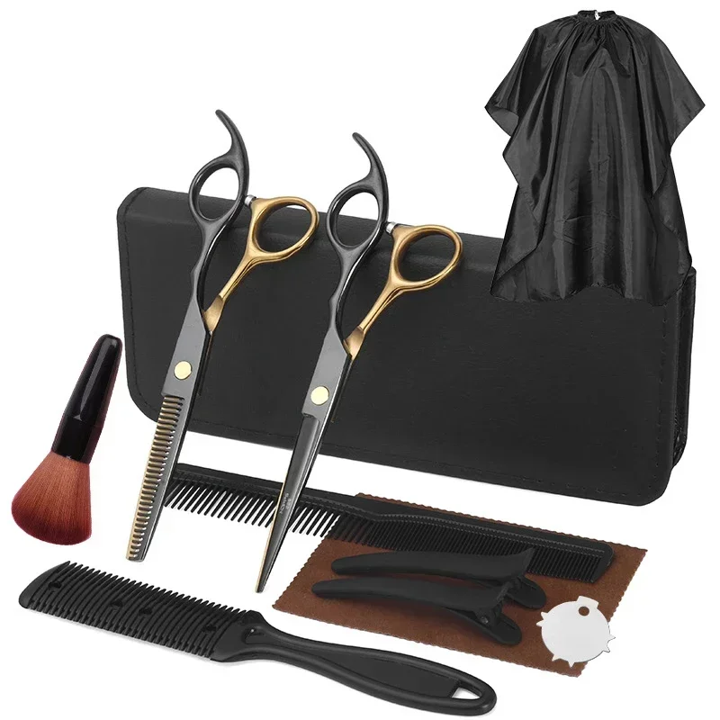 

Hairdressing Scissors Set Hair Cutting Thinning Shears Set Professional Salon Stainless Steel Hair Scissors Hair Tools