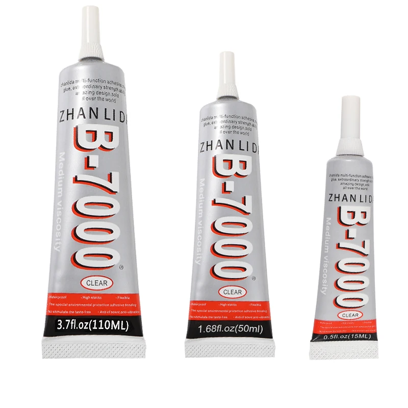Jewelry Glue B-7000 Glue Clear For Rhinestone Crafts Jewelry And Bead Adhesive High Viscosity Glues For Clothes Shoes Fabric Cell Phones