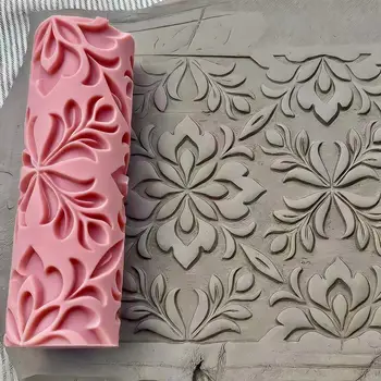 Floral Clay Texture Roller 1