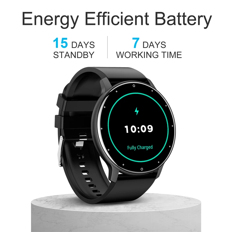 LIGE Women Bluetooth Call Smart Watch HeartRate Blood Pressure Monitoring Smartwatches Waterproof Men Smartwatch For Android IOS