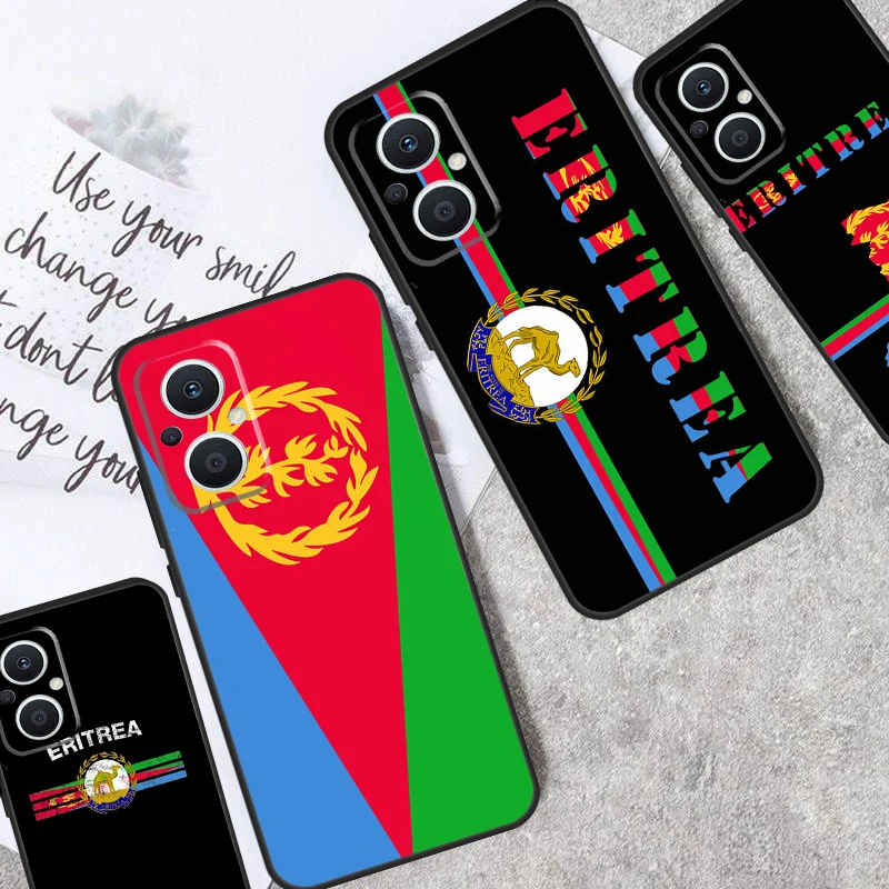 Eritrea Flag Cover Per Oppo Reno 7 6 4 5 8 Lite 8T 4Z 5Z 10 Pro Oppo Find X5 Lite X3 X2 Neo X6 Pro Case