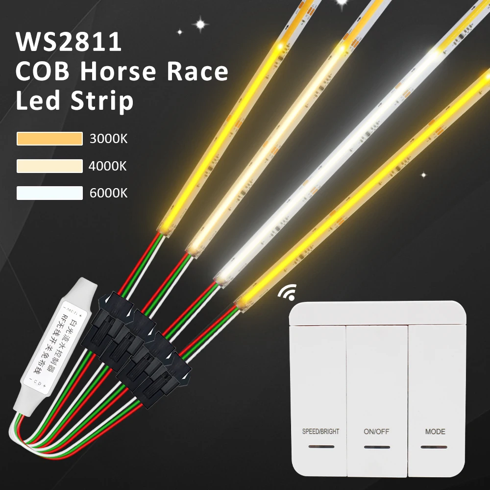 Tira De Luc LED Para Carreras De Caballos, Luz De Agua Corriente