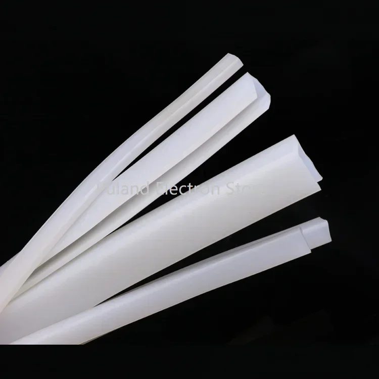 1M Silicone Rubber U Shape Seal Strip Window Car Door Shower Frameless Glass Edge Weatherstrip Protect door seal strip