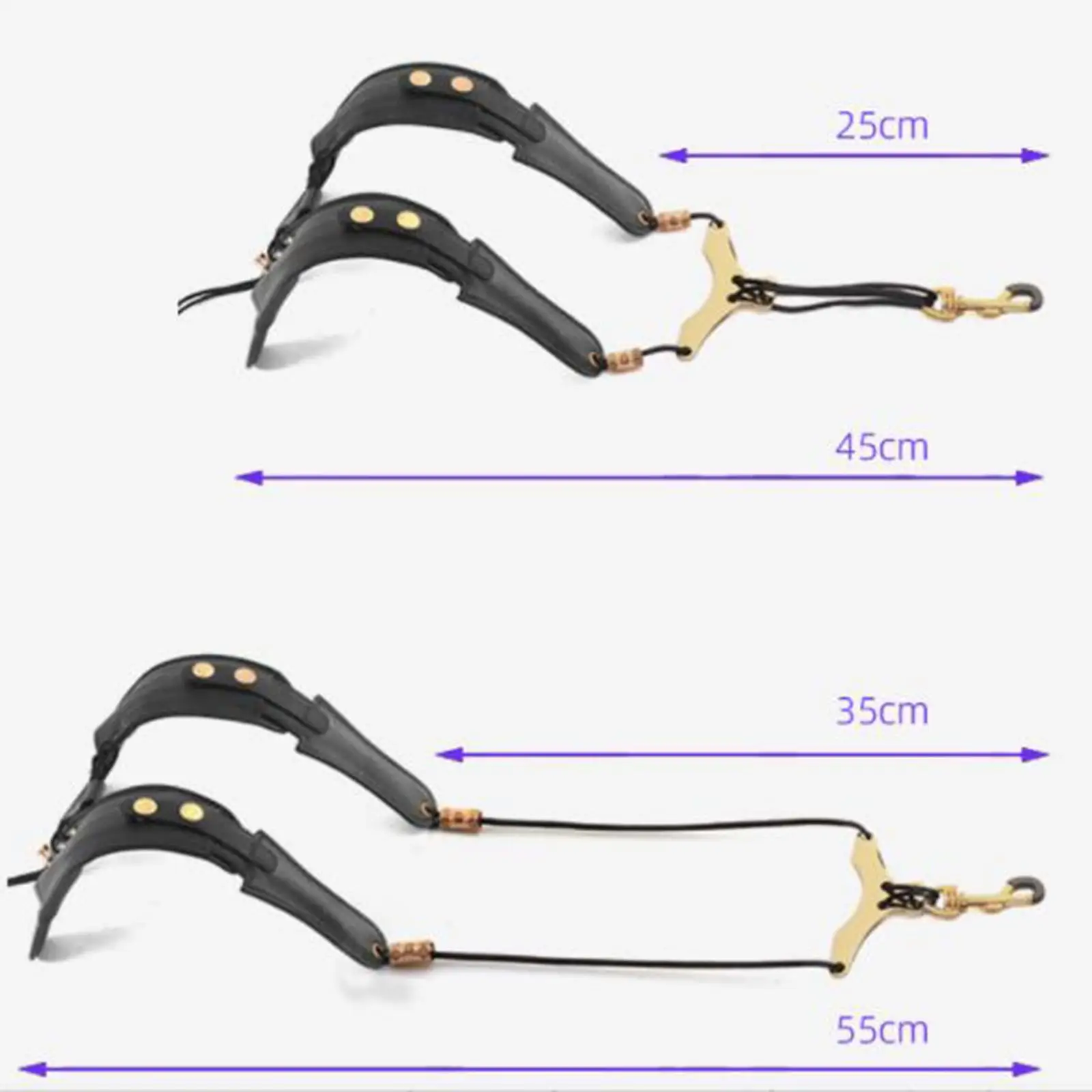 PU Leather Sax Harness Saxophone Strap Saxophone Shoulder Strap for Tenor Alto sax Neck Strap