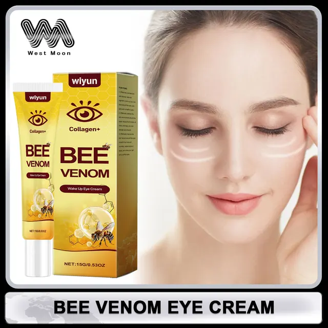 Bee Venom Eye Cream Remove Dark Circles Lightening Anti Eye Bag Puffiness Firming Skin Fade Fine Lines Nourish Lifting Skincare 1