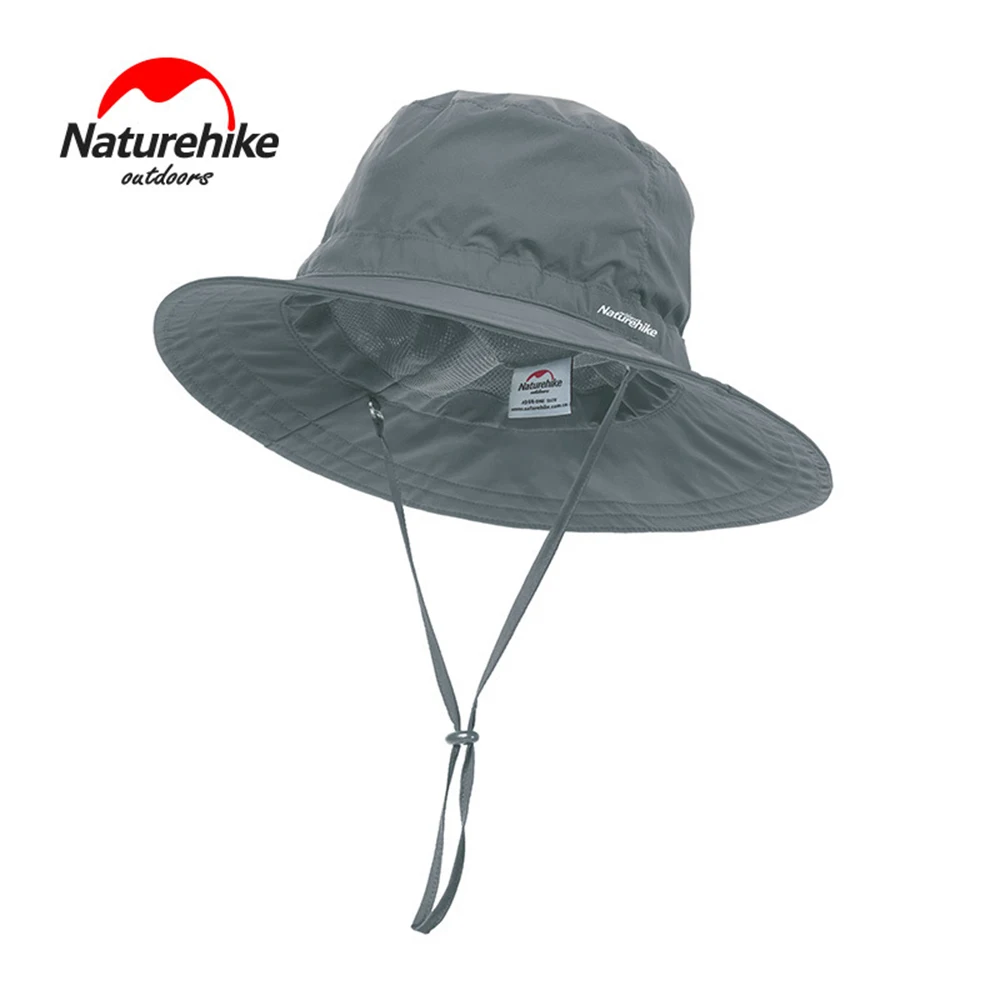 Naturehike Sun Protection Mountaineering Hat Sunscreen Hat Hiking Big Eaves Outdoor Shading Quick Drying Travelling Fishing Caps
