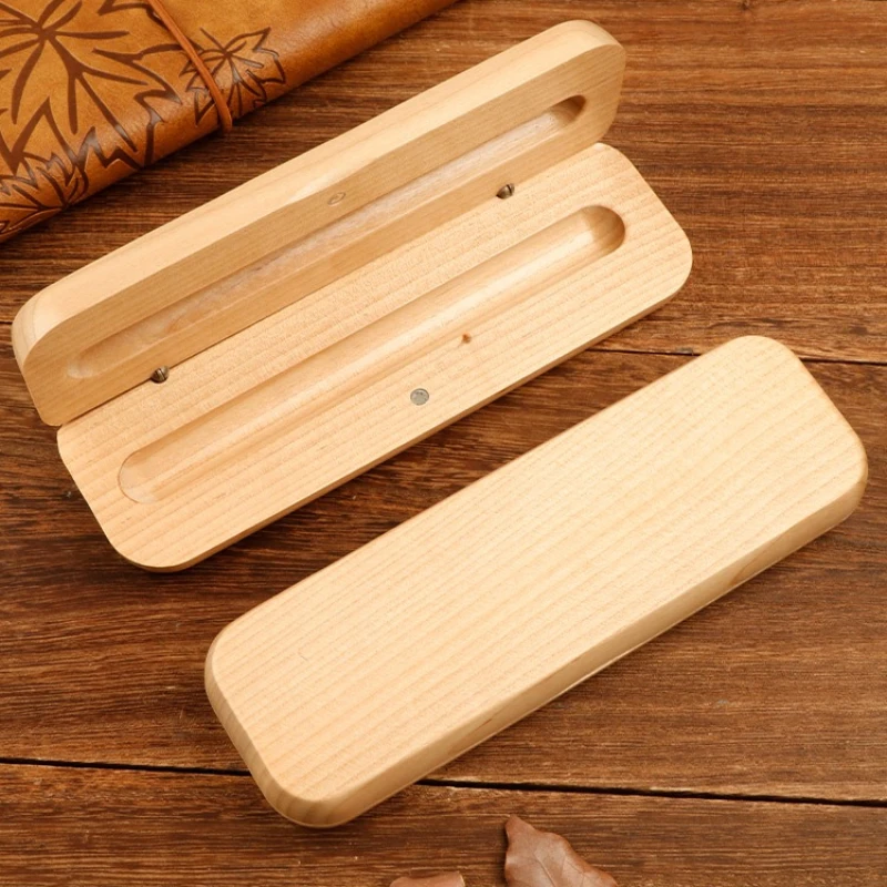 Elegant Wooden Pen Box - Premium Gift Packaging for Business and Stationery