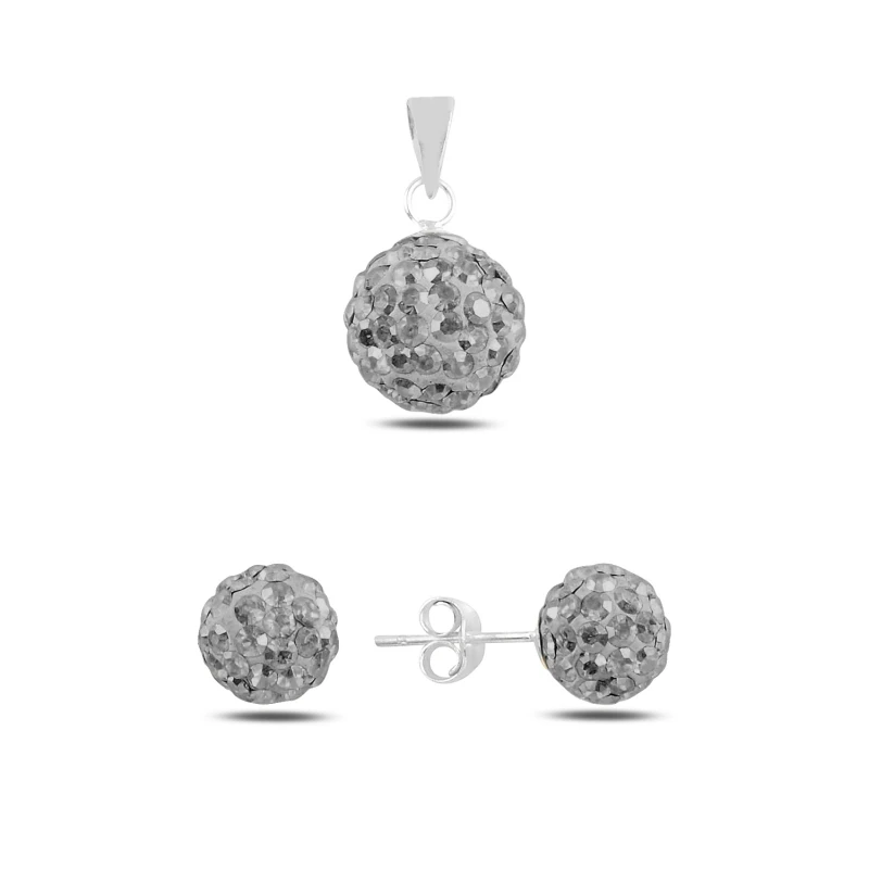 

Серебряный стеклянный кубический цирконий