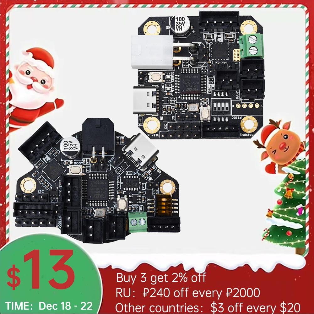 Bigtreetech-can Suporte para Placa de Ferramentas para Impressora 3d Expansão Klipper Mainboard U2c Ender3 Max31865 Ebb36 Ebb42 Pt100 U2c