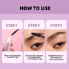 QIBEST Transparent Eyebrow Styling Soap Brows Gel Long Lasting Eyebrow Shaped Creamy Wax Colorless Pomade Lift Natural Wild Brow 6