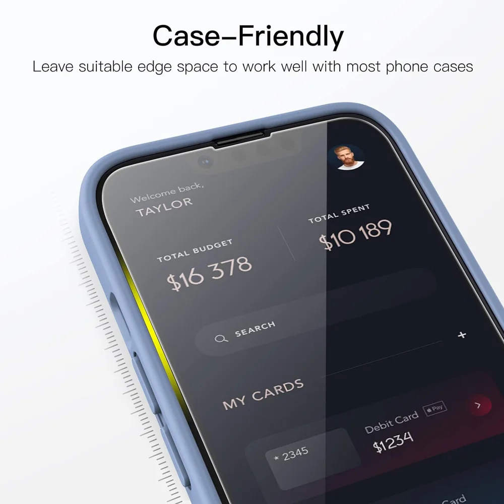 3PCS Tempered Glass For iPhone 13 14 15 Pro Max Screen Protector For iPhone 11 12 Pro protector pantalla iphone 13 Phone Film