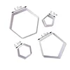4 Pcs/lot Football Plastic Cutter Fondant Cookies Embosser Tool Set Mold Cake Decorating Sugarcraft Bakeware 2