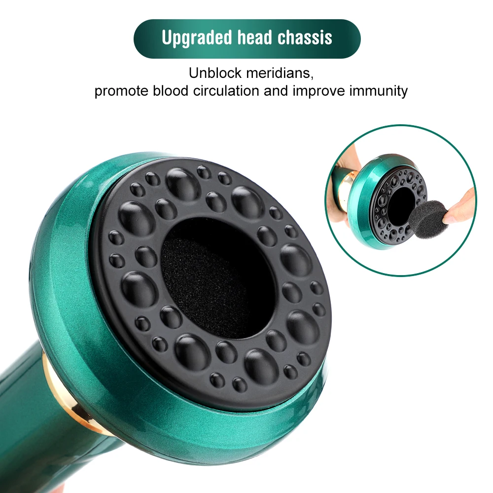 Electric Cupping Massager Vacuum Suction Cup GuaSha Anti Cellulite Beauty Health Scraping Infrared Heat Body Slimming Massage 5