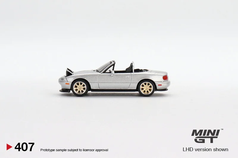 MINI GT Mazda Miata MX-5 チューンドバージョン 407 Mini GT Mazda Miata MX-5 Tuned Version Classic White 1:64