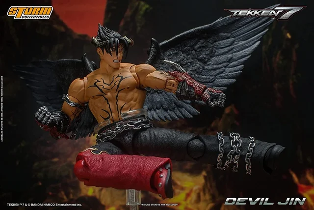 Original STORM BRINQUEDOS Tekken 7 Action Figure, brinquedos modelo  colecionáveis para fãs, DEVIL JIN PAUL PHOENIX, 18cm Masculino, 1:12 -  AliExpress