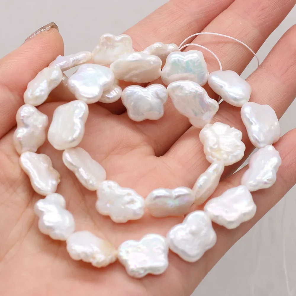 Natural Freshwater Pearl Beads Butterfly Shape Spaced Isolated Loose Beaded for Jewelry Making DIY Bracelet Necklace Accessories