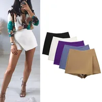 MUJER Skort for Women High waist Skirt Shorts Woman Fashion Culottes Asymmetric Shorts Skirt Summer Skirt Shorts y2k Mini Shorts