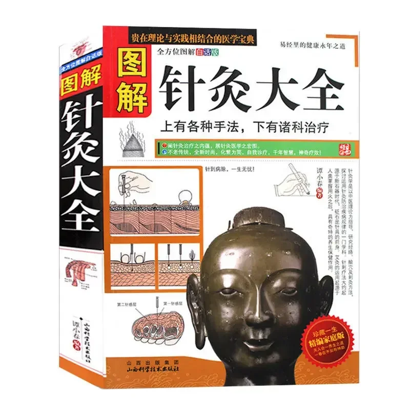 

Graphic Acupuncture Book Chinese Medicine Meridian Point Entry Point Blood Pricking Treatment Book Acupuncture Learning