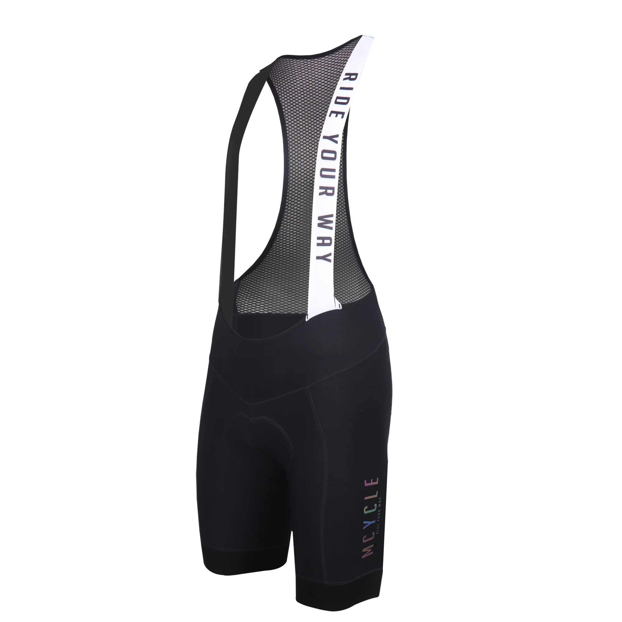 Cycling Bib Shorts Men Running Bicycle Gel Padded Reflective