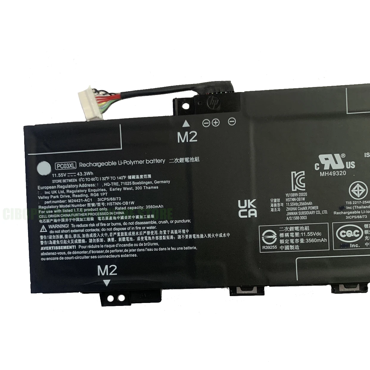 CP Laptop Battery PC03XL PC03043XL For Pavilion x360 14 15
