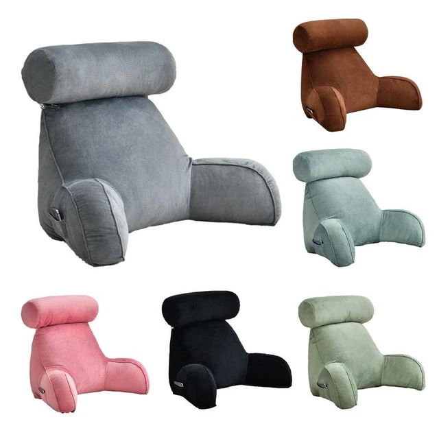 Back Pillows For Sitting In Bed Reading Pillow For Bed Bed Chair Pillow  With Arms Ideal For Sitting In Bed Working On Laptop - AliExpress