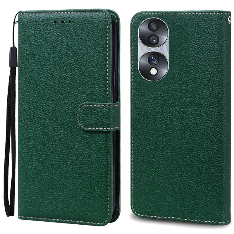 Leather Wallet Flip Case - Elegant Full Cover Coque  Etui