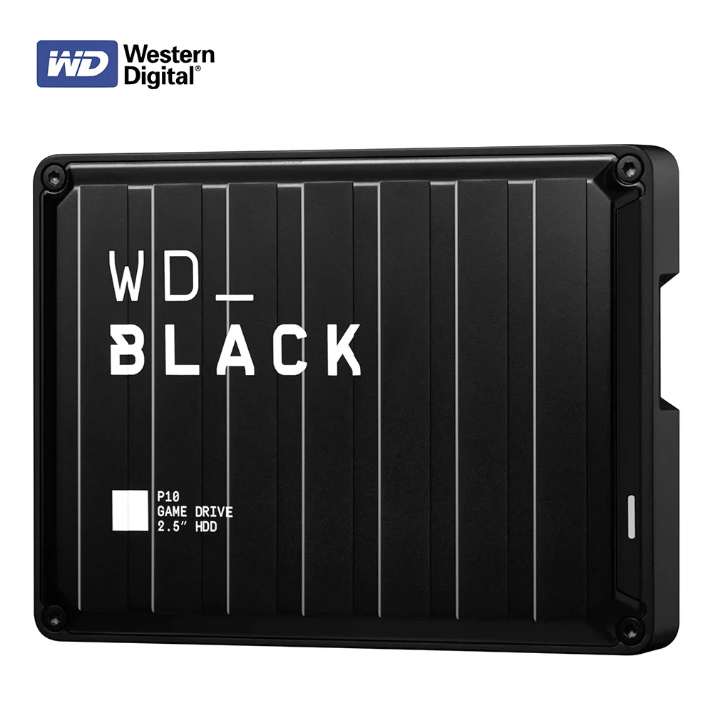 WD_BLACK 2TB 4TB P10 게임 드라이브, 휴대용 외장 하드 드라이브, 플레이스테이션, 엑스박스 및 PC와 호환,  및 새 제품