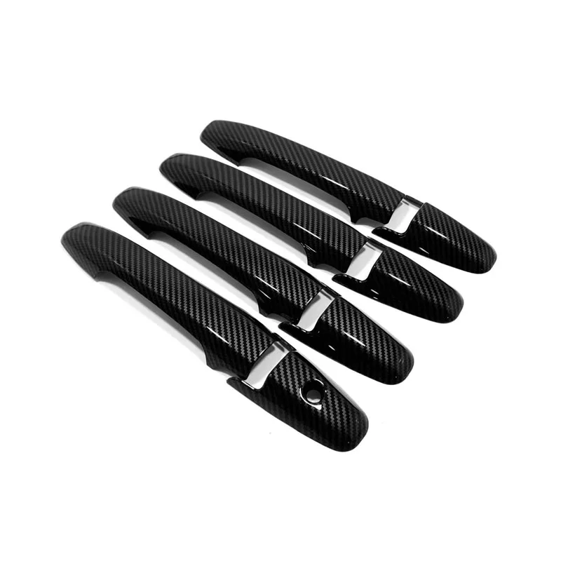 

For Honda Civic FD2 Type-R 2006 2007 2009 2008 2010 2011 ABS Chrome Carbon Fiber Door Handle Cover Exterior Styling Accessories