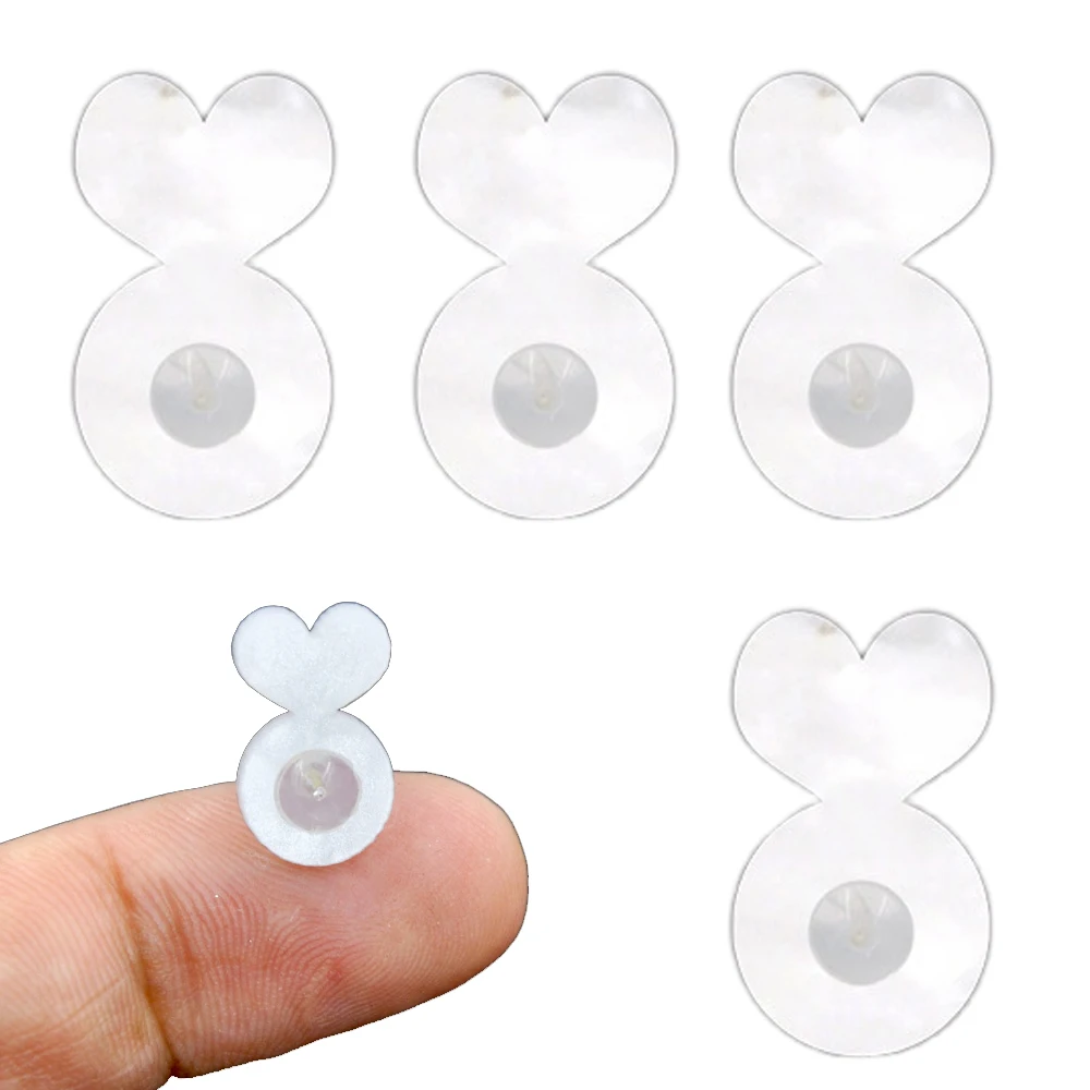 10 Stück transparente Ohr stabilisatoren Ohrringe Rücken Silikon Ohrring heber für DIY Ohr stecker Ersatz Schmuck Befunde