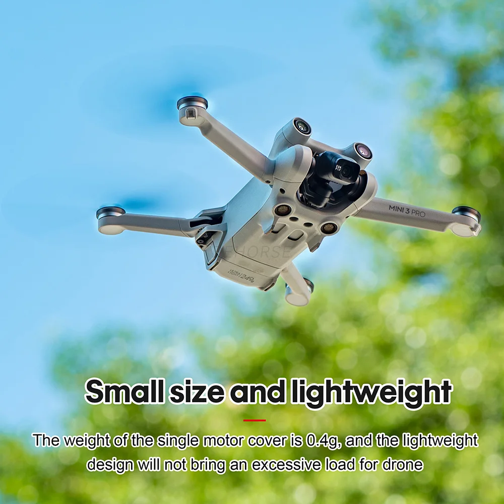 Drone Accessories Drone Motor Cover Motor Cover 4Pcs Motor Cover Scratch Proof Propellers Protective Cover Engine Protector for DJI Mini 3 Pro/Mini 4 Pro