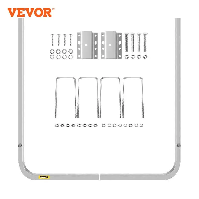 

VEVOR 46" Aluminum Boat Trailer Guide-ons Rust-resistant on 2PCS with Adjustable Width & Boat Accessories with Mounting Parts