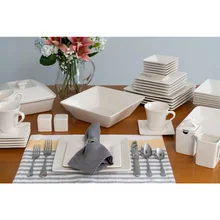  10 Square Banquet 45-Piece Dinnerware Set 