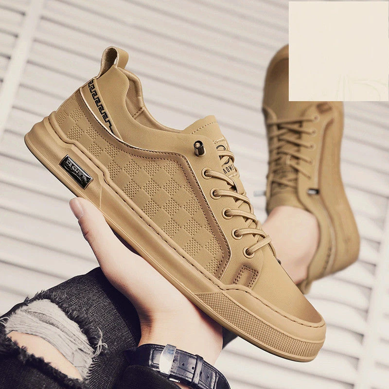 

Luxury Men's Shoes Casual Low Top Male Sneakers Leather Outdoor Walking Fashion Students Running Designer Tennis Flat