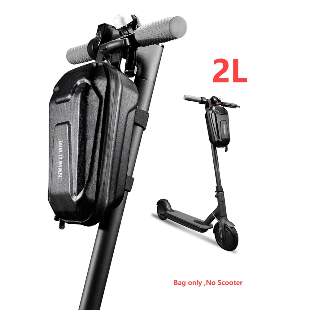 Cestino Per Bici In Metallo Nero Con Tasca Interna Impermeabile – Per Bici E Scooter Elettrici - 2