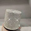 Sparkling Diamond Roller Tissue Box Circular Roll Paper Home Decor Living Room Bedroom Tissue Storage Box Bathroom Accessories 6