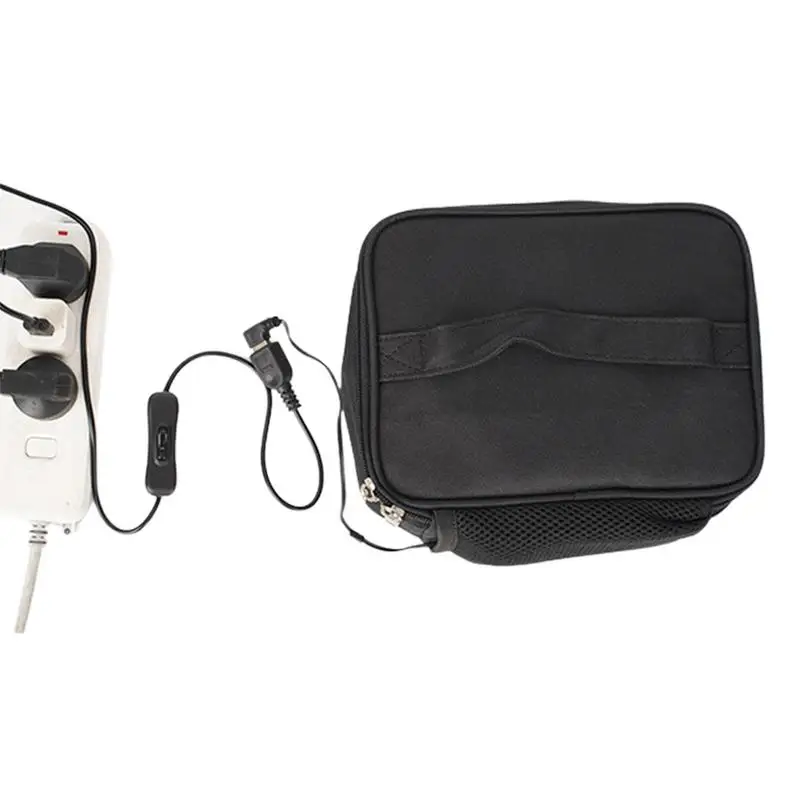 USB Electric Heating Lunch Bag Waterproof Car Travel Camping Electric Lunch Box Food Warmer Heater Container Packet Thermal Bag