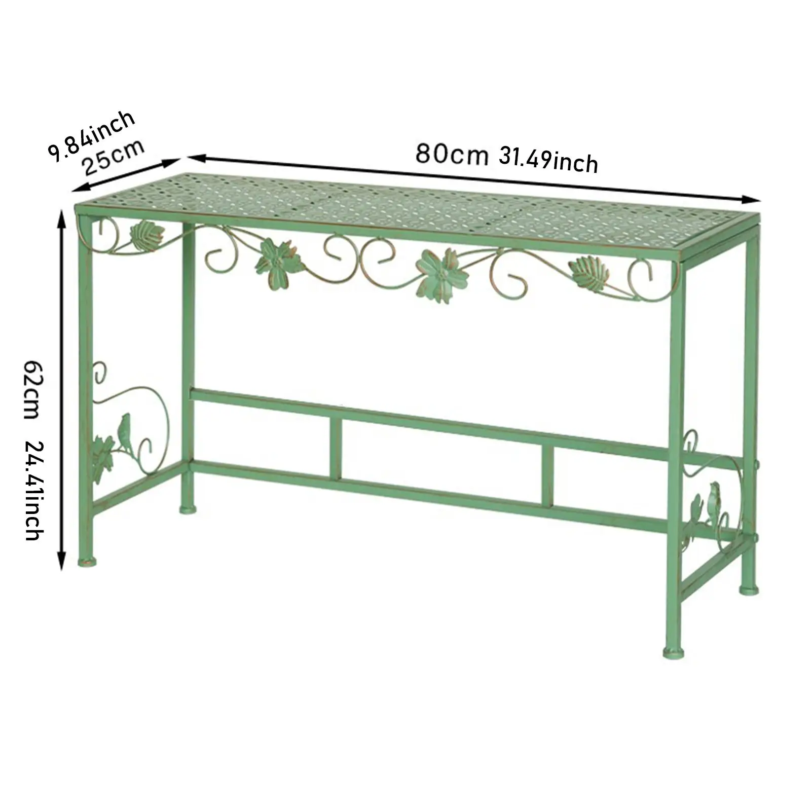 Plant Stand Flower Pot Holder Rack Gifts Planter Rack Display Shelves Metal Plant Stand Shelf for Outdoor Living Room Balcony