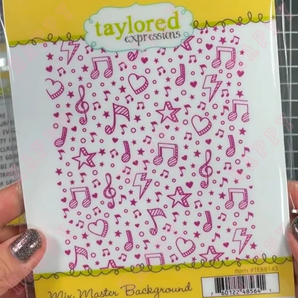 

Arrival Clear Stamps Note Background Board For DIY Scrapbook Envelope Greeting Card Decorative Embossing Handcraft Paper Moulds