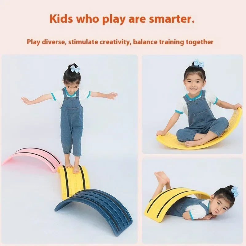 Balance Board Kids Rocking Seesaw Toy For Children Home Balance Training Equipment Multifunctional Seesaw Concentration Training Children's Gifts